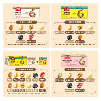 沃隆每日坚果成人款 750g/30袋坚果礼盒 /休闲食品 /坚果炒货 /每日坚果 商品图2