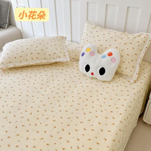 爆款特惠~新款原棉老粗布床单三件套全棉不起球春夏细纱棉花边式被单 商品图7