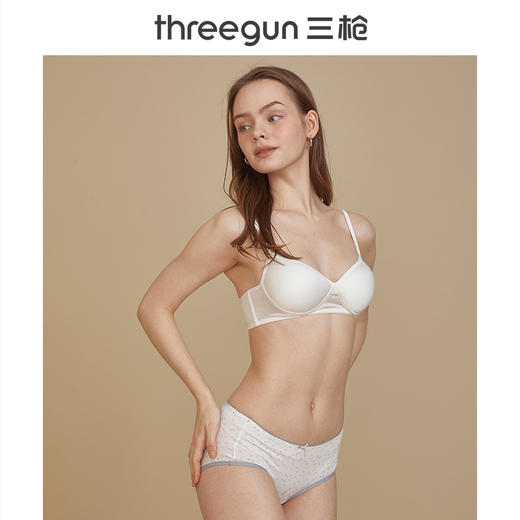 Threegun三枪 舒木尔印花女三角裤-40810B0P1 商品图1