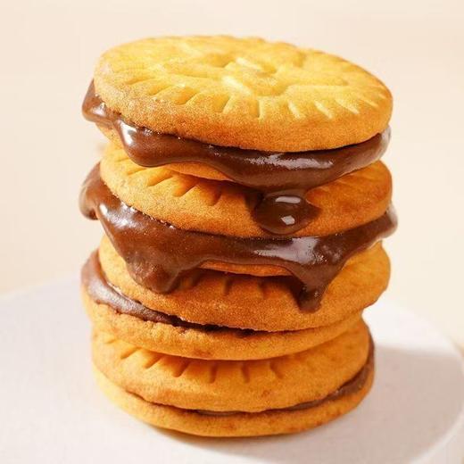 榛子巧克力味夹心饼干丨香甜醇厚 一咬爆浆 商品图7