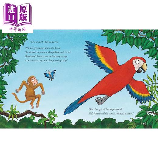 【中商原版】朱莉娅唐纳森 猴子找妈妈 25周年 Monkey Puzzle 25Th Anniversary Edition 英文原版 动物故事绘本 进口童书 商品图4