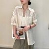 天丝醋酸亚麻！2025舒适有质感百搭天丝醋酸亚麻宽松防晒衬衫！ 商品缩略图1