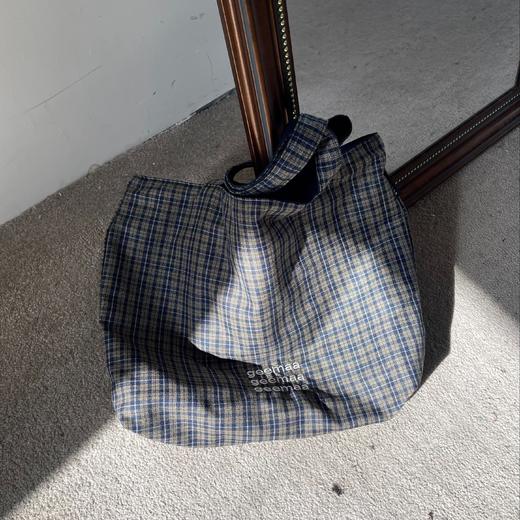 geemaa 格纹双面设计托特包 商品图2