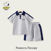 【清货中】史努比儿童夏季时尚休闲宽松运动翻领POLO衫短裤运动套装SZZD27 商品缩略图3