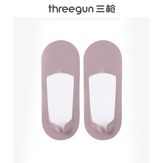Threegun三枪 任意裁女士简约裸感船袜(1双装)-91259Z031 商品图8