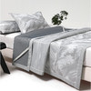 商超爆款【丝享Air-Cold牛奶丝提花凉席三件套山海云潮】灰色 环保印花 呵护敏感肌 凉感持久 不怕热醒 商品缩略图2