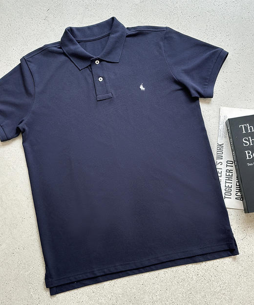 单品包邮现货 THS-限时 RL马球家小马刺绣 优雅到基因的翻领polo衫 3色 AH2497 商品图6