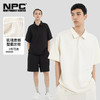 NPC潮牌复古【肌理感】POLO衫短裤套装男挺括有型松紧腰NP53TP14 商品缩略图0