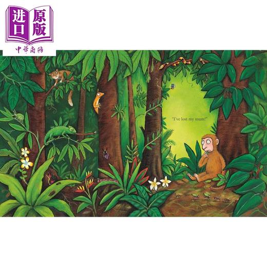 【中商原版】朱莉娅唐纳森 猴子找妈妈 25周年 Monkey Puzzle 25Th Anniversary Edition 英文原版 动物故事绘本 进口童书 商品图3