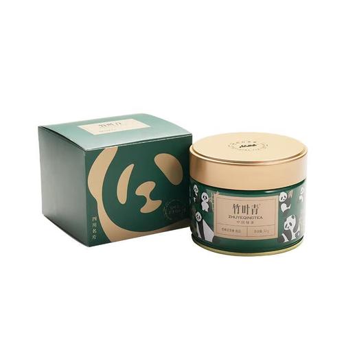 竹叶青绿茶特级熊猫50克 商品图2
