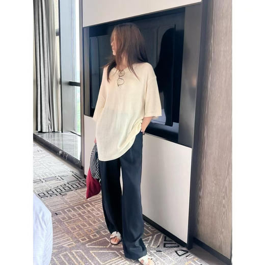 The R*w 极简主义亚麻针织衫 商品图4