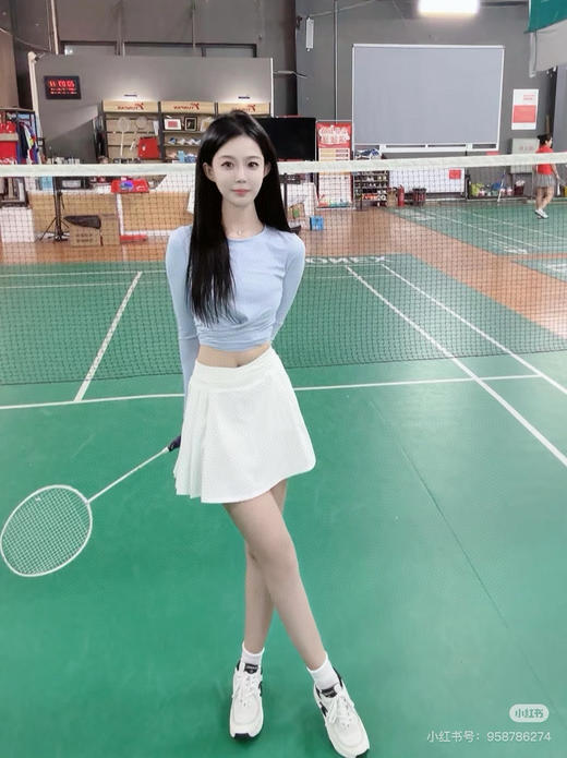 lul不对称百褶网球裤裙，3个工作日发货 商品图3