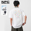 NPC潮牌纯棉撞色【财神桃花】发泡印花短袖T恤男凉感抑菌NP52TE24 商品缩略图0