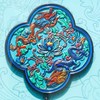 【龙纹琉璃砖】金属吊坠冰箱贴大英博物馆文物复刻创新磁吸贴冰箱贴 商品缩略图2