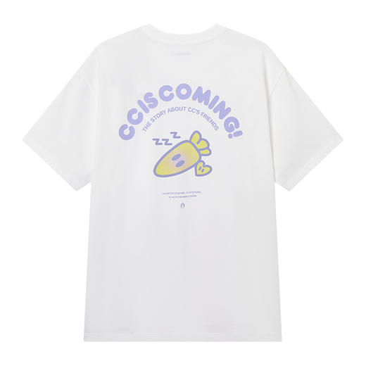 NPC潮牌CC胡萝卜【凉感冰皮】圆领短袖T恤男纯棉255克CC52TE07 商品图6