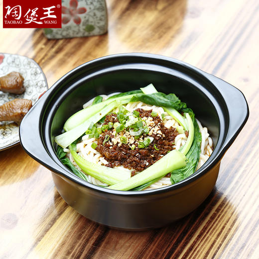 【陶煲王小平煲】陶瓷砂锅家用烹饪酒店一人食煲汤煮面砂锅饭砂锅面砂锅粉 商品图5