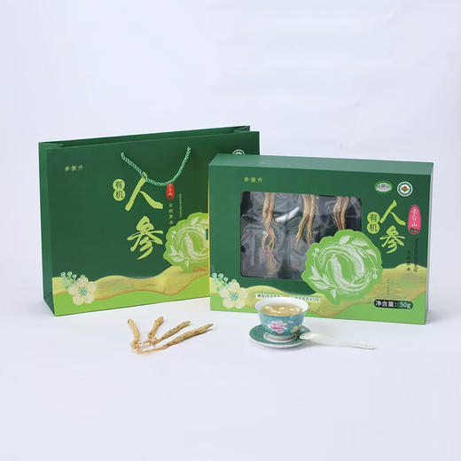 【参傲升】有机人参 50g 吉林特产 国家农产品地理标志产品 商品图2