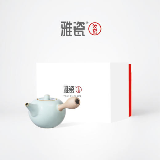 汝窑小坐侧把壶 商品图9