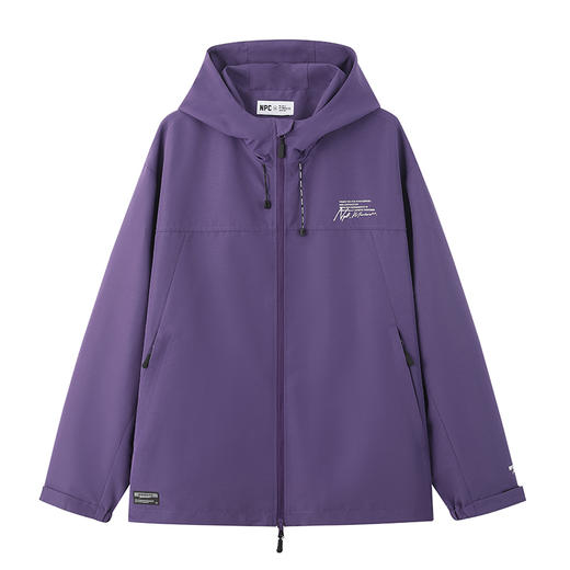 NPC潮牌防泼水户外休闲连帽夹克字母印花拉链外套春季NP41TJ16 商品图7