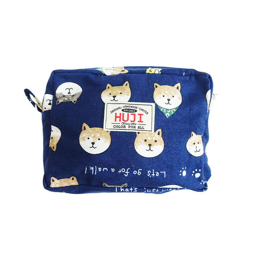 HUJI祤集Motley收纳包插画小柴头像 商品图2