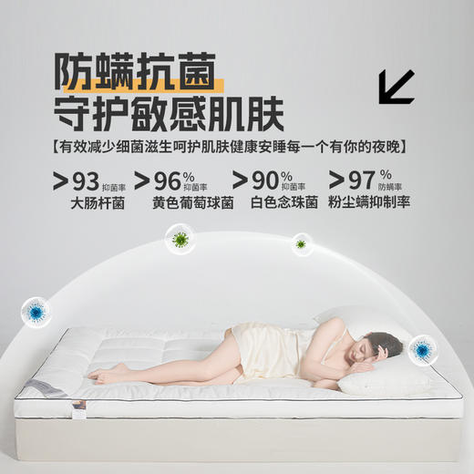 自然醒A类大豆抗菌防螨软床垫五星级酒店家用卧室垫被褥子铺底榻榻米租房专用LN 商品图10