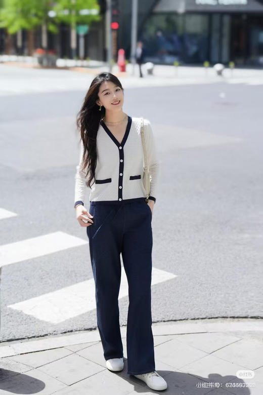 69-5 小禾 棉弹牛仔阔腿裤 软糯亲肤舒适 167/135穿29码刚好 穿30宽松也OK 商品图2