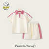 【清货中】史努比儿童夏季时尚休闲宽松运动翻领POLO衫短裤运动套装SZZD27 商品缩略图1
