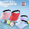 【宝贝无痕防晒空顶帽☀️】UPF50+冰丝空顶帽，透气又时尚，99%紫外线说拜拜！👒夏季防晒户外帽子 遮阳无痕防紫外线儿童空顶帽  商品缩略图1