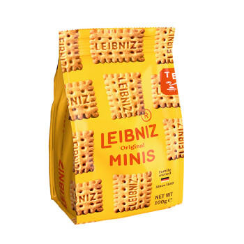 百乐顺德国进口莱布尼兹迷你黄油饼干100g休闲零食办公室出游解馋饼干 商品图2