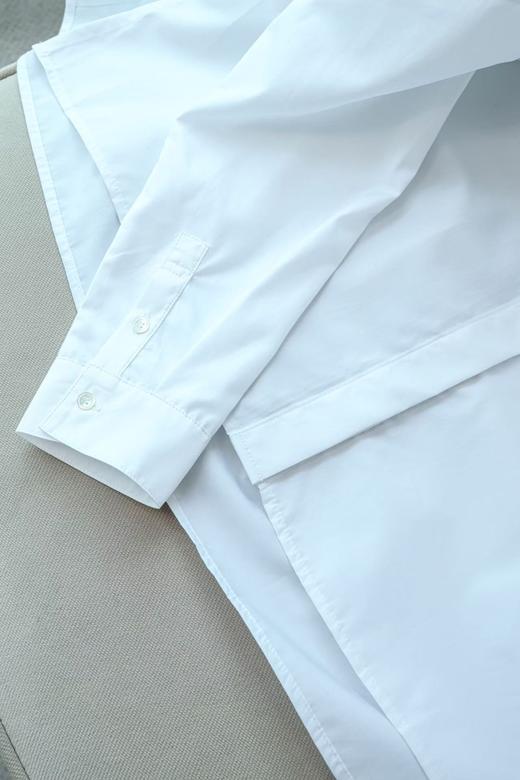 柔飒设计感镂空抽褶衬衣 商品图3