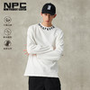 NPC潮牌领口印花圆领32支全棉卫衣舒适套头长袖秋冬上衣NP38TL07 商品缩略图0
