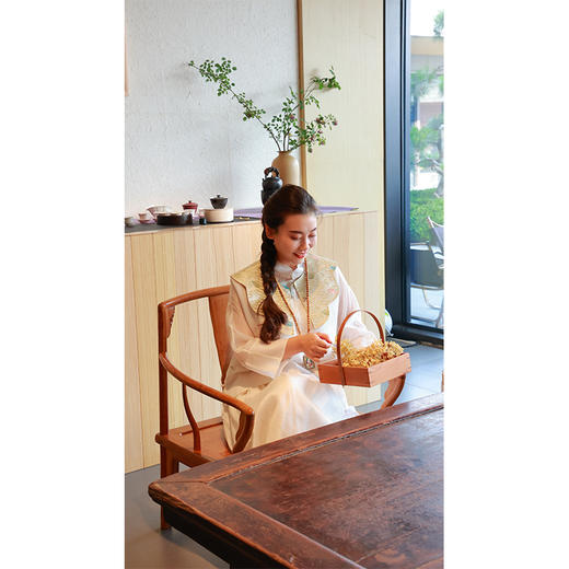 【2026东衣作】中式斜襟小衫（24810903空灵之秀） 商品图4