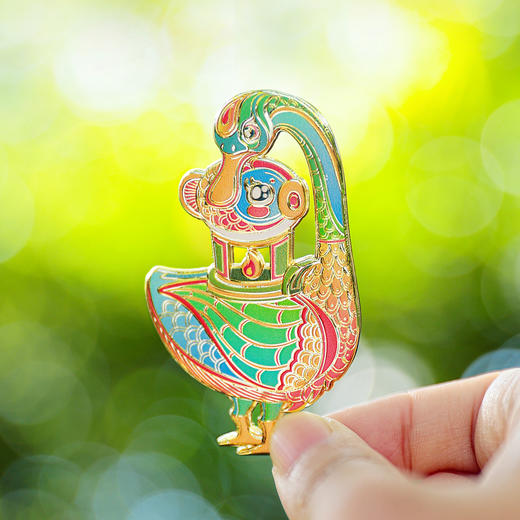 【雁鱼青铜灯】夜光发光AR金属冰箱贴西汉西安博物馆磁吸创意冰箱磁贴 商品图3