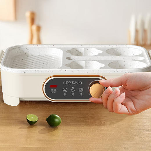 【分仓直发包邮】欧锐铂趣味家多功能煎烤机ORB-1449 商品图0