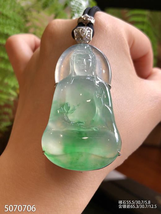 执莲观音吊坠【5070706】具体价格微信咨询 商品图1