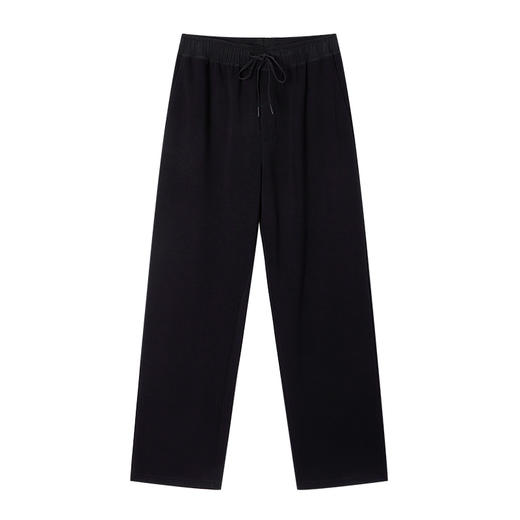 NPC潮牌拼接裤腰侧口袋垂感直筒休闲裤男长裤舒适弹力NP53TR23 商品图5