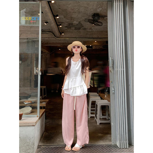 <曾小咸推荐>3.30现货秒杀 ！微信超特价！不规则荷叶边娃娃衫T恤 日常149.99/件 立减60 秒杀89.99/件！！ 商品图2