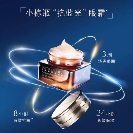 预售5-7天～雅诗兰黛三件套礼盒 樱花原生液200ml智妍面霜75ml+抗蓝光眼霜15ml 商品图5