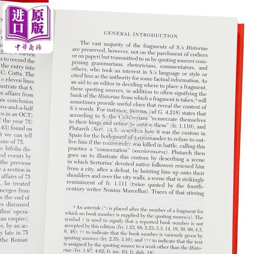 【中商原版】洛布古典丛书 撒路斯提乌斯 罗马史摘记之致恺撒的信 Fragments of the Histories	Sallust 拉英对照版 商品图2