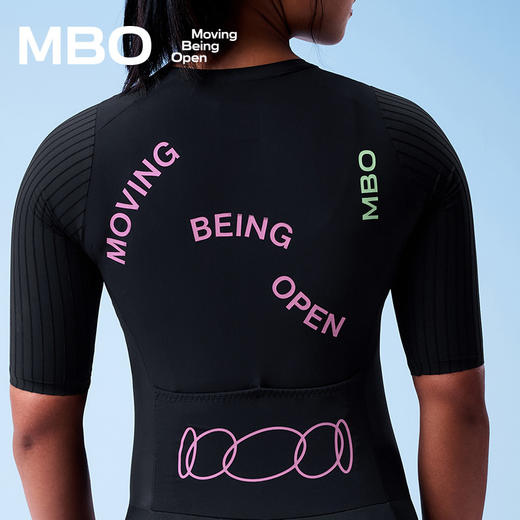 MBO女子短袖短裤连体服TC511  PRO竞速凉感短袖短裤连体服 25年春夏新款 (经销商专拍链接，非经销商拍单不发货) 商品图5