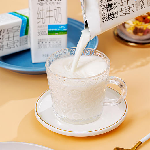【光明&小西牛】青藏奶源盒装纯牛奶 全脂灭菌礼盒装纯牛奶 250ml*10盒/箱 商品图2