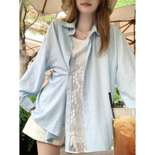 【189元任选2件】最后一波现货！蕾丝拼接长袖衬衫 商品图3