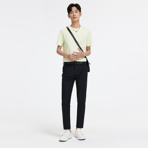 九牧王 明星同款夏季标准版短袖T恤JT2D22520 商品图1