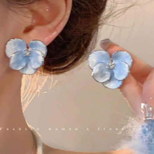 【注意：一定要联系客服随单发】蝴蝶耳环S25CPS009 商品图0