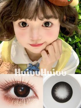 【大直径半年抛】GUGUCON-纯黑萝莉-14.5mm【半年抛 0-1000度 含525/575】