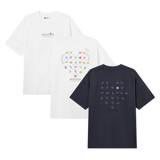 NPC潮牌纯棉撞色【财神桃花】发泡印花短袖T恤男凉感抑菌NP52TE24 商品图4