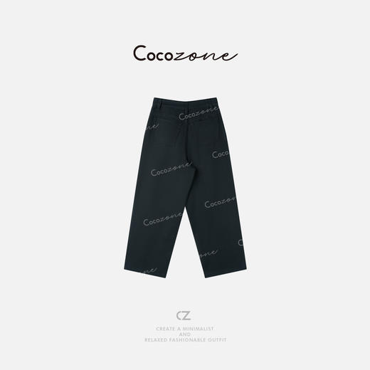 COCO ZONE 刘一一 【莱赛尔棉混纺】复古水洗休闲牛仔裤CD2A0370 商品图1