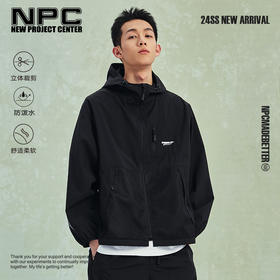 NPC潮牌休闲男外套连帽夹克防泼水立体裁剪时尚舒适NP41TJ39