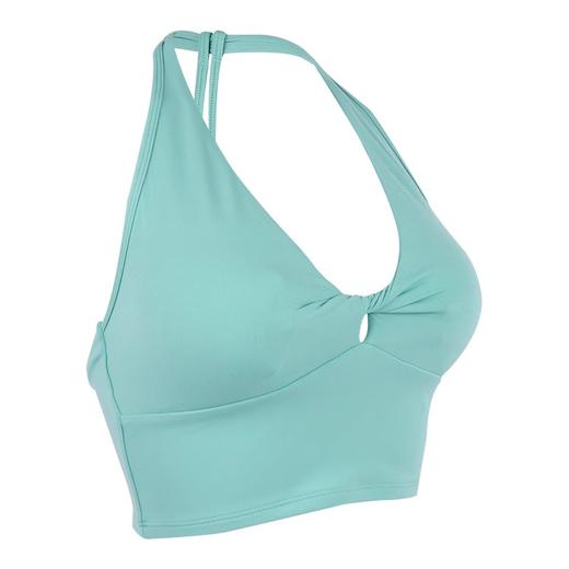 跃牌【禅语梵心】裸感透气纽结美背瑜伽背心健身文胸紧身户外运动跑步健身服WX5314 商品图4