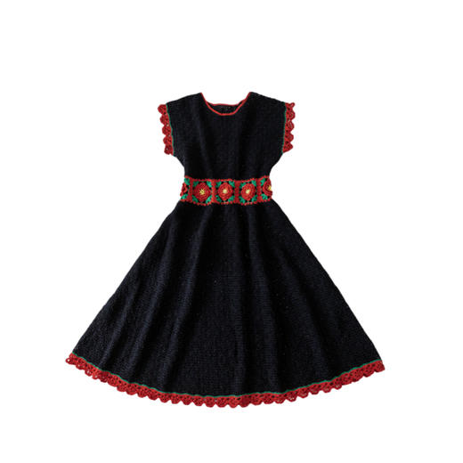 苏苏姐家风情大摆裙手工DIY钩针裙子蕾丝毛线团自制材料包 商品图5